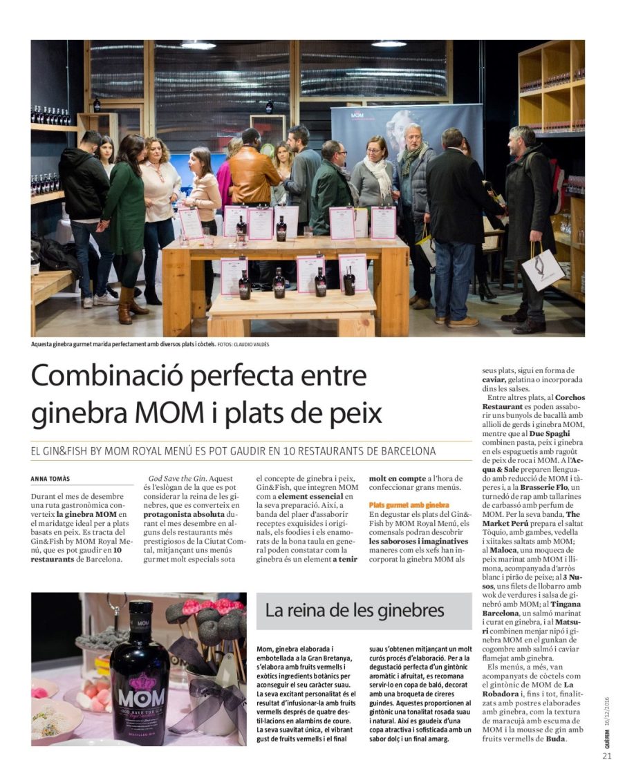 Artículo sobre MOM en la prensa