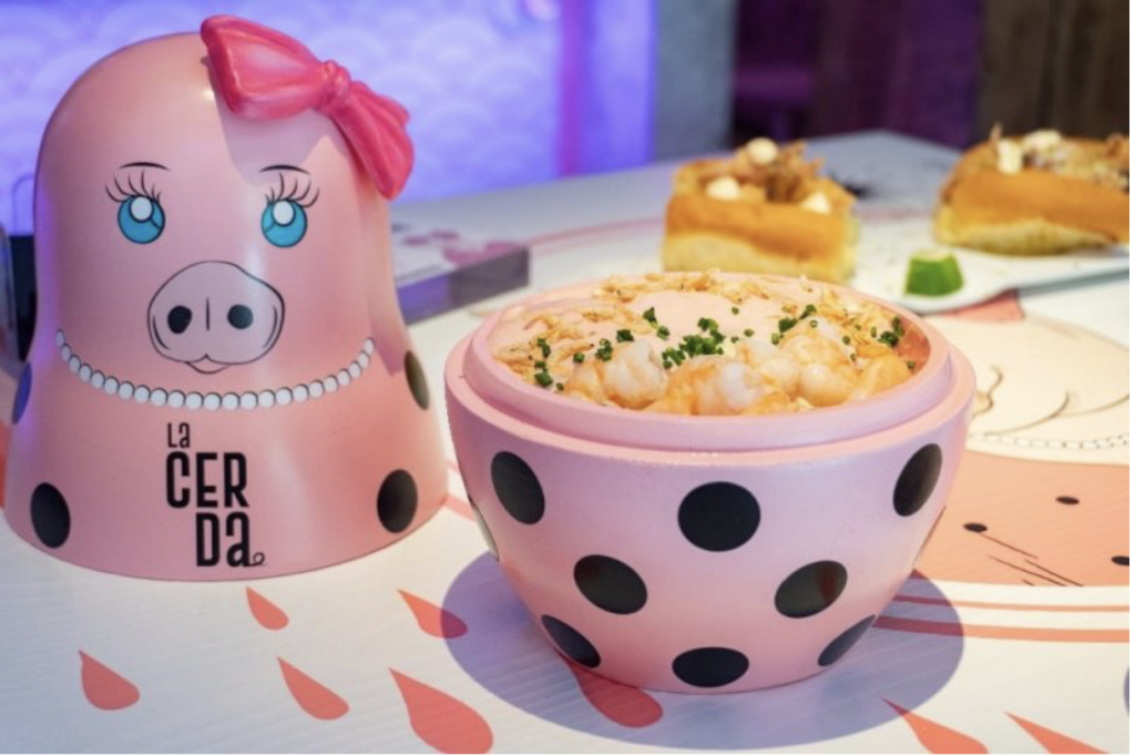 la cerda de chueca utiliza su branding gastronomico para deleitar y usar estrategias de marketing muy útiles